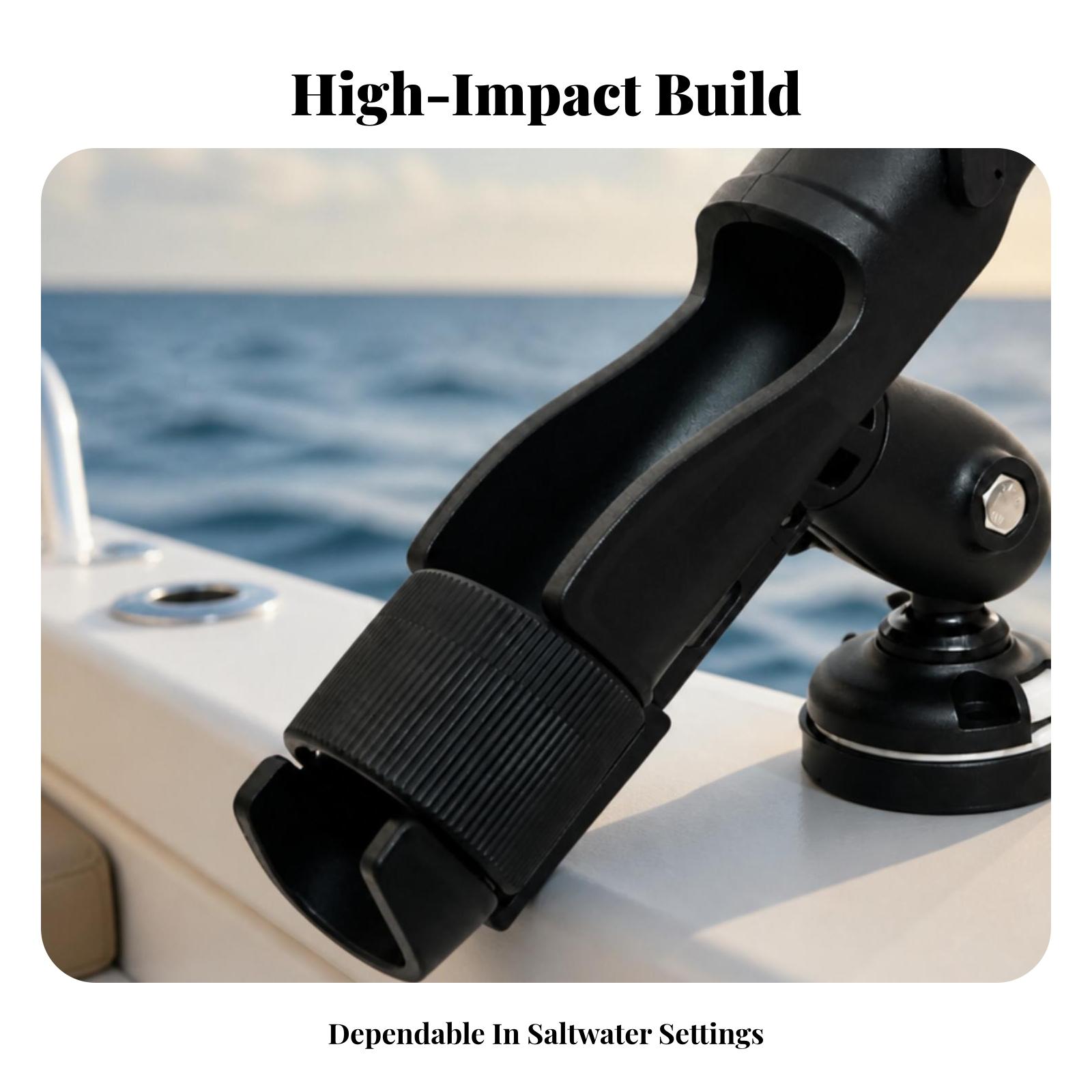 حامل صنارة صيد مع كأس شفط، حام - مراجعة Fishing Kayak Rod Holder وسعره